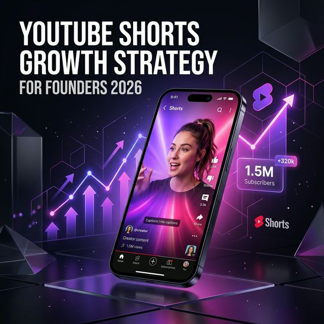 YouTube Shorts Growth Strategy for Founders (2026)